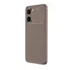 Xiaomi Poco X7 Pro Kılıf Auto Focus Karbon Kapak - Gri