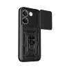 Xiaomi Poco X8 Pro Pars Lens Yüzüklü Silikon - Siyah