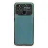 Xiaomi Redmi 10c Kılıf Razer Lensli Silikon - Yeşil