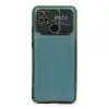 Xiaomi Redmi 10c Kılıf Razer Lensli Silikon - Yeşil