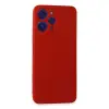 Xiaomi Redmi 12 Kılıf First Silikon - Kırmızı