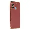 Xiaomi Redmi 12c Kılıf Volet Silikon - Kırmızı