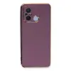 Xiaomi Redmi 12c Kılıf Volet Silikon - Mor