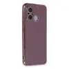 Xiaomi Redmi 12c Kılıf Volet Silikon - Mor