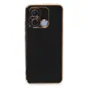 Xiaomi Redmi 12c Kılıf Volet Silikon - Siyah