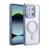 Xiaomi Redmi 15c 4g Joke Simli Magneticsafe Kılıf - Mavi