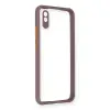 Xiaomi Redmi 9a Kılıf Miami Şeffaf Silikon - Açık Mor