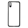 Xiaomi Redmi 9a Kılıf Miami Şeffaf Silikon - Lacivert