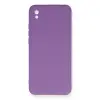 Xiaomi Redmi 9a Kılıf Nano İçi Kadife Silikon - Mor