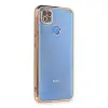 Xiaomi Redmi 9c Kılıf Razer Lensli Silikon - Gold