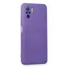 Xiaomi Redmi Note 10 Kılıf Nano İçi Kadife Silikon - Mor
