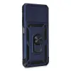 Xiaomi Redmi Note 10 Kılıf Pars Lens Yüzüklü Silikon - Lacivert