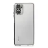 Xiaomi Redmi Note 10 Kılıf Razer Lensli Silikon - Gümüş