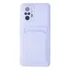 Xiaomi Redmi Note 10 Pro Kılıf Kelvin Kartvizitli Silikon - Lila