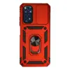 Xiaomi Redmi Note 11 Kılıf Pars Lens Yüzüklü Silikon - Kırmızı