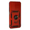 Xiaomi Redmi Note 11 Kılıf Pars Lens Yüzüklü Silikon - Kırmızı