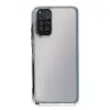 Xiaomi Redmi Note 11 Kılıf Razer Lensli Silikon - Açık Mavi
