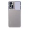 Xiaomi Redmi Note 11t Kılıf Palm Buzlu Kamera Sürgülü Silikon - Lila