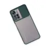 Xiaomi Redmi Note 11t Kılıf Palm Buzlu Kamera Sürgülü Silikon - Yeşil