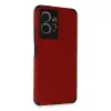 Xiaomi Redmi Note 12 4g Kılıf Loop Deri Silikon - Kırmızı
