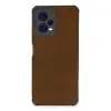 Xiaomi Redmi Note 12 5g Kılıf Loop Deri Silikon - Kahverengi