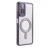 Xiaomi Redmi Note 12 Pro 4g Joke Simli Magneticsafe Kılıf - Derin Mor