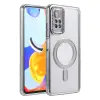 Xiaomi Redmi Note 12 Pro 4g Joke Simli Magneticsafe Kılıf - Gümüş