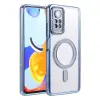 Xiaomi Redmi Note 12 Pro 4g Joke Simli Magneticsafe Kılıf - Mavi