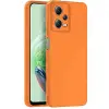 Xiaomi Redmi Note 12 Pro 5g Kılıf Nano İçi Kadife Silikon - Turuncu