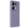 Xiaomi Redmi Note 13 Pro 4g Kılıf Bibercas Silikon Kapak - Lila
