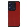 Xiaomi Redmi Note 13 Pro 4g Kılıf Flip Cover - Kırmızı