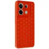Xiaomi Redmi Note 13 Pro 5g Kılıf Petek Silikon Kapak - Kırmızı
