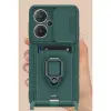 Xiaomi Redmi Note 13 Pro Plus Kılıf Zuma Kartvizitli Yüzüklü Silikon - Pembe