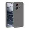 Xiaomi Redmi Note 14 4g Kılıf First Silikon - Gri