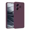 Xiaomi Redmi Note 14 4g Kılıf First Silikon - Mürdüm