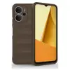 Xiaomi Redmi Note 14 4g Kılıf Optimum Silikon - Kahverengi