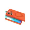 Xiaomi Redmi Note 14 4g Regal Magsafe Standlı Kapak - Turuncu