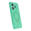 Xiaomi Redmi Note 14 4g Regal Magsafe Standlı Kapak - Yeşil