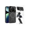 Xiaomi Redmi Note 14 Pro 5g Kılıf Joy Lens Standlı Kapak - Mor