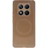Xiaomi Redmi Note 14 Pro 5g Kılıf Maya Karbon Kapak - Kahverengi