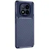 Xiaomi Redmi Note 14 Pro Plus Kılıf Auto Focus Karbon Kapak - Lacivert