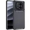 Xiaomi Redmi Note 14 Pro Plus Kılıf Auto Focus Karbon Kapak - Siyah