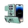 Xiaomi Redmi Note 14 Pro Plus Kılıf Pars Lens Yüzüklü Silikon - Yeşil