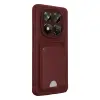 Xiaomi Redmi Note 15 4g Kelvin Kartvizitli Silikon - Bordo