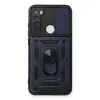 Xiaomi Redmi Note 8 Kılıf Pars Lens Yüzüklü Silikon - Lacivert