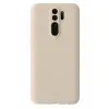 Xiaomi Redmi Note 8 Pro Kılıf First Silikon - Krem