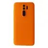 Xiaomi Redmi Note 8 Pro Kılıf First Silikon - Turuncu