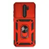 Xiaomi Redmi Note 8 Pro Kılıf Pars Lens Yüzüklü Silikon - Kırmızı