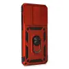 Xiaomi Redmi Note 8 Pro Kılıf Pars Lens Yüzüklü Silikon - Kırmızı