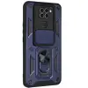 Xiaomi Redmi Note 9 4g Kılıf Pars Lens Yüzüklü Silikon - Lacivert